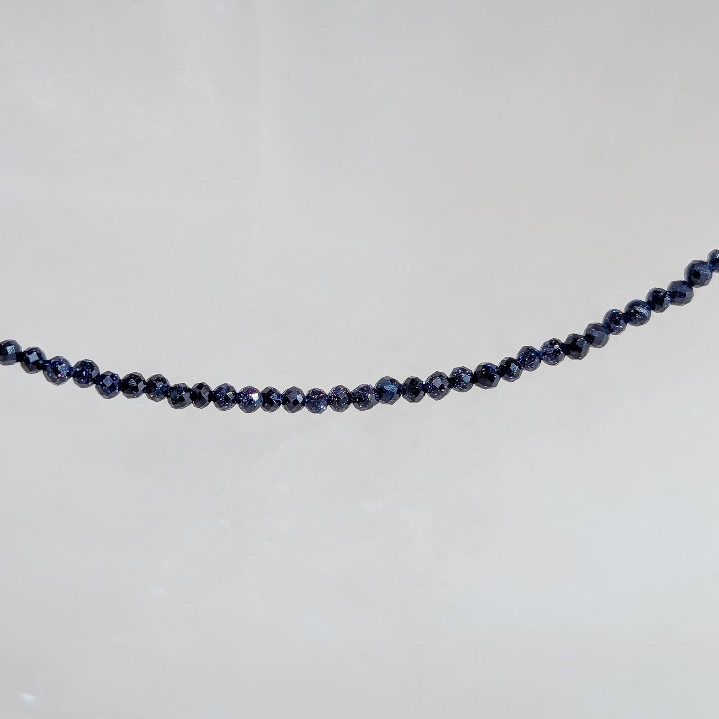 Blaufluss Halskette facettiert