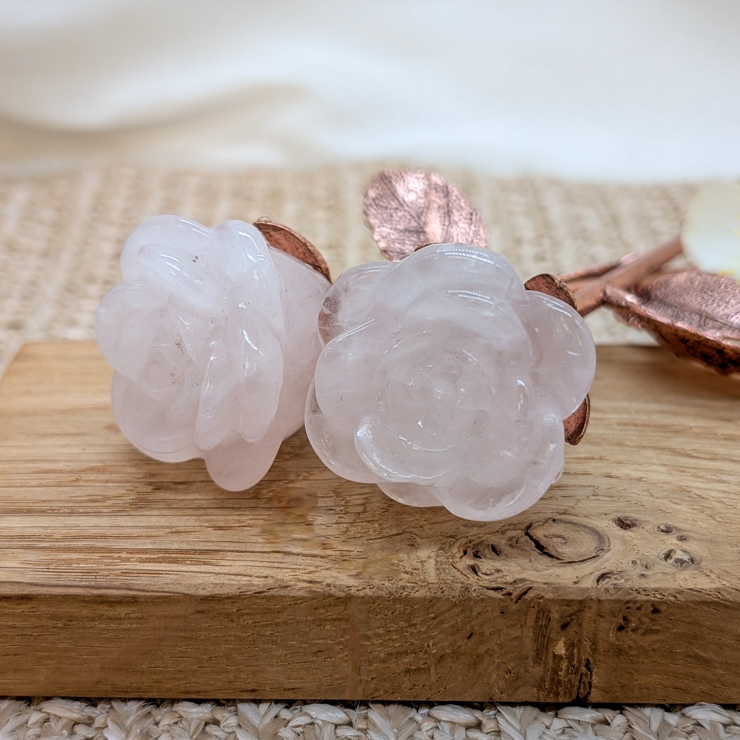 Edelstein Rose Rosenquarz