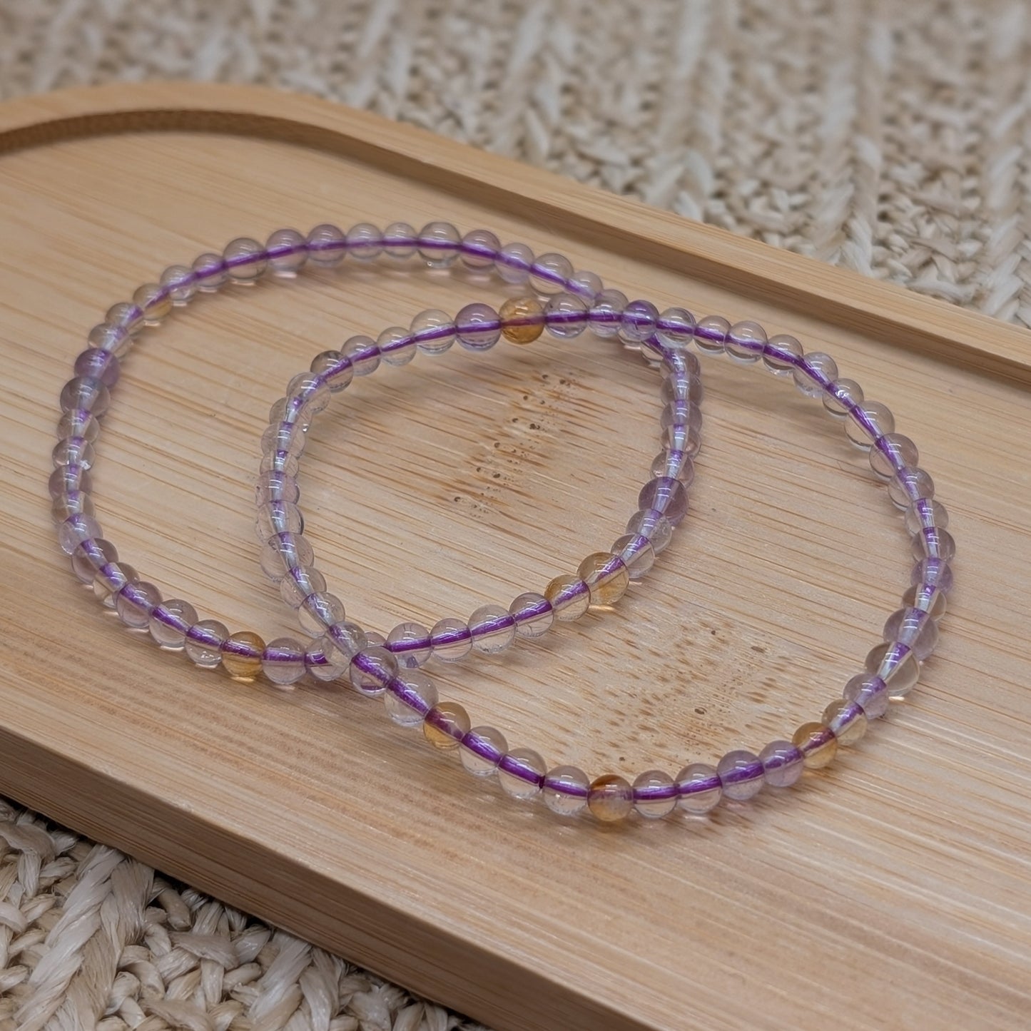 Ametrin Armband 4 mm