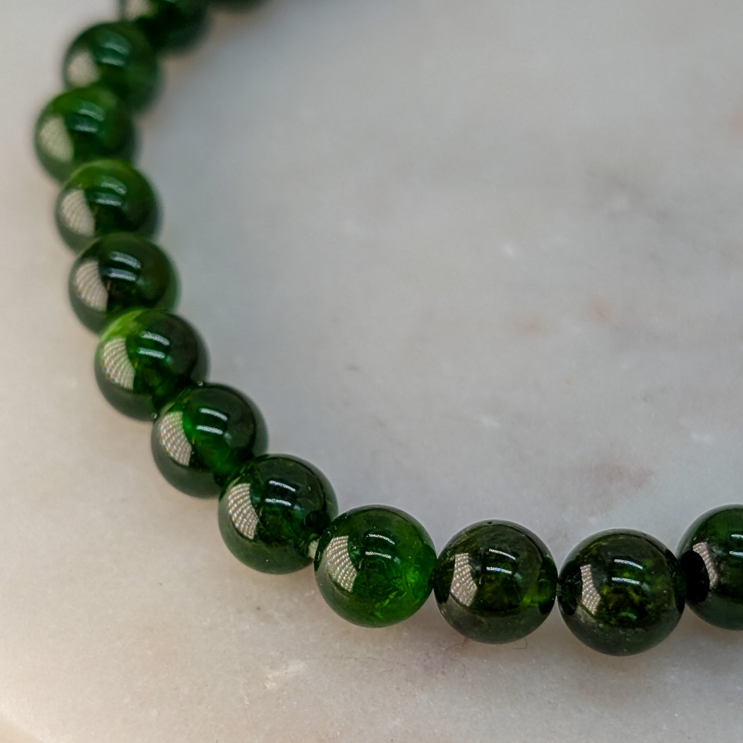 Chromdiopsid Armband 6 mm