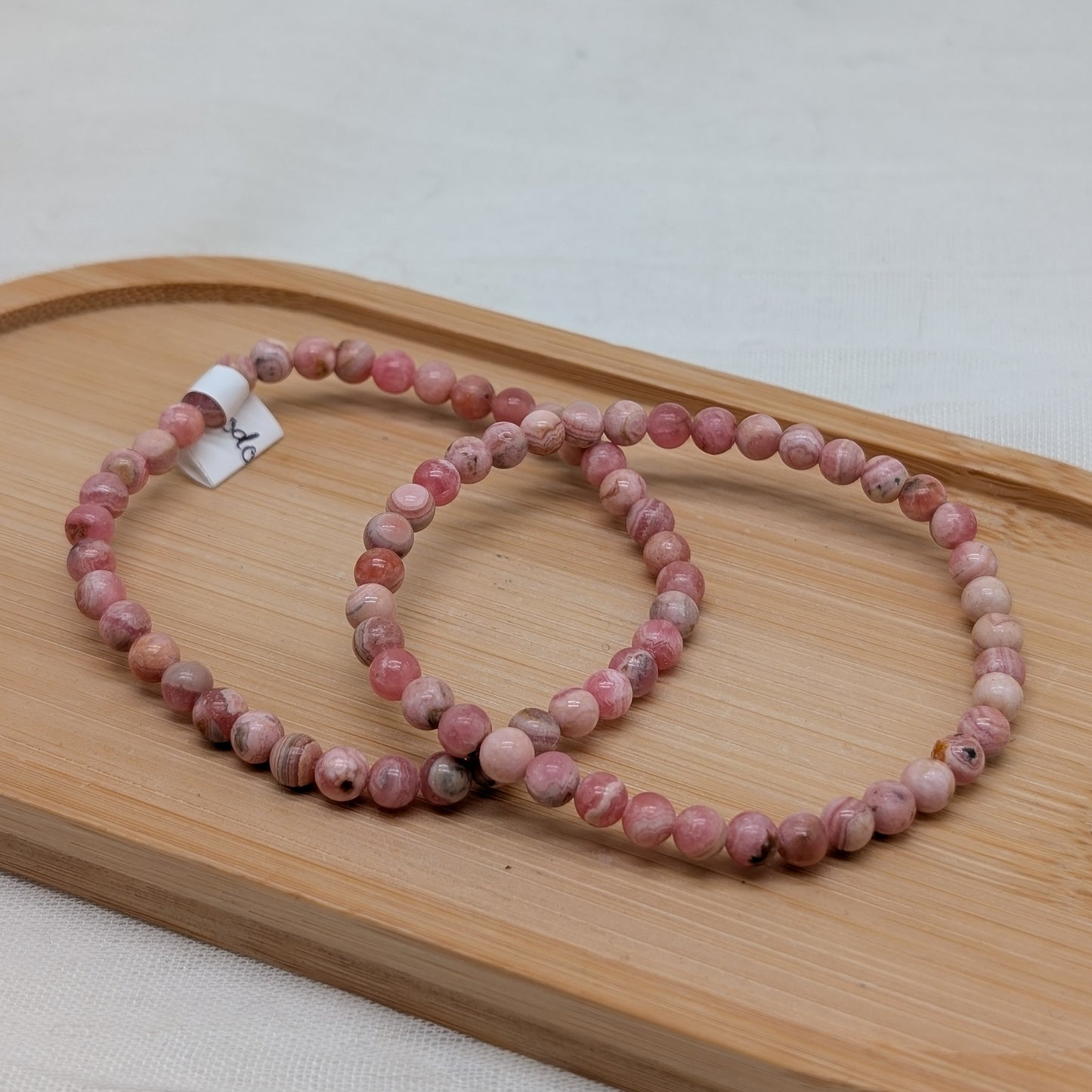 Rhodochrosit Armband 4 mm