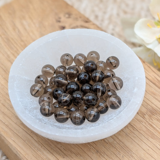 Rauchquarz Perlen 6 mm