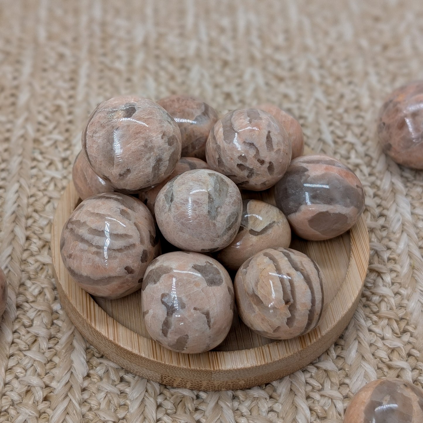 Zebra Feldspat Trommelstein