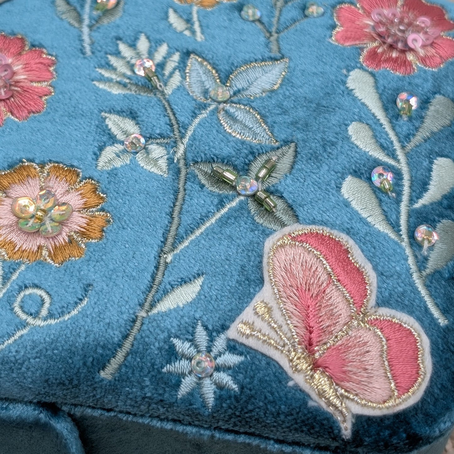 Samtkästchen Schmetterling