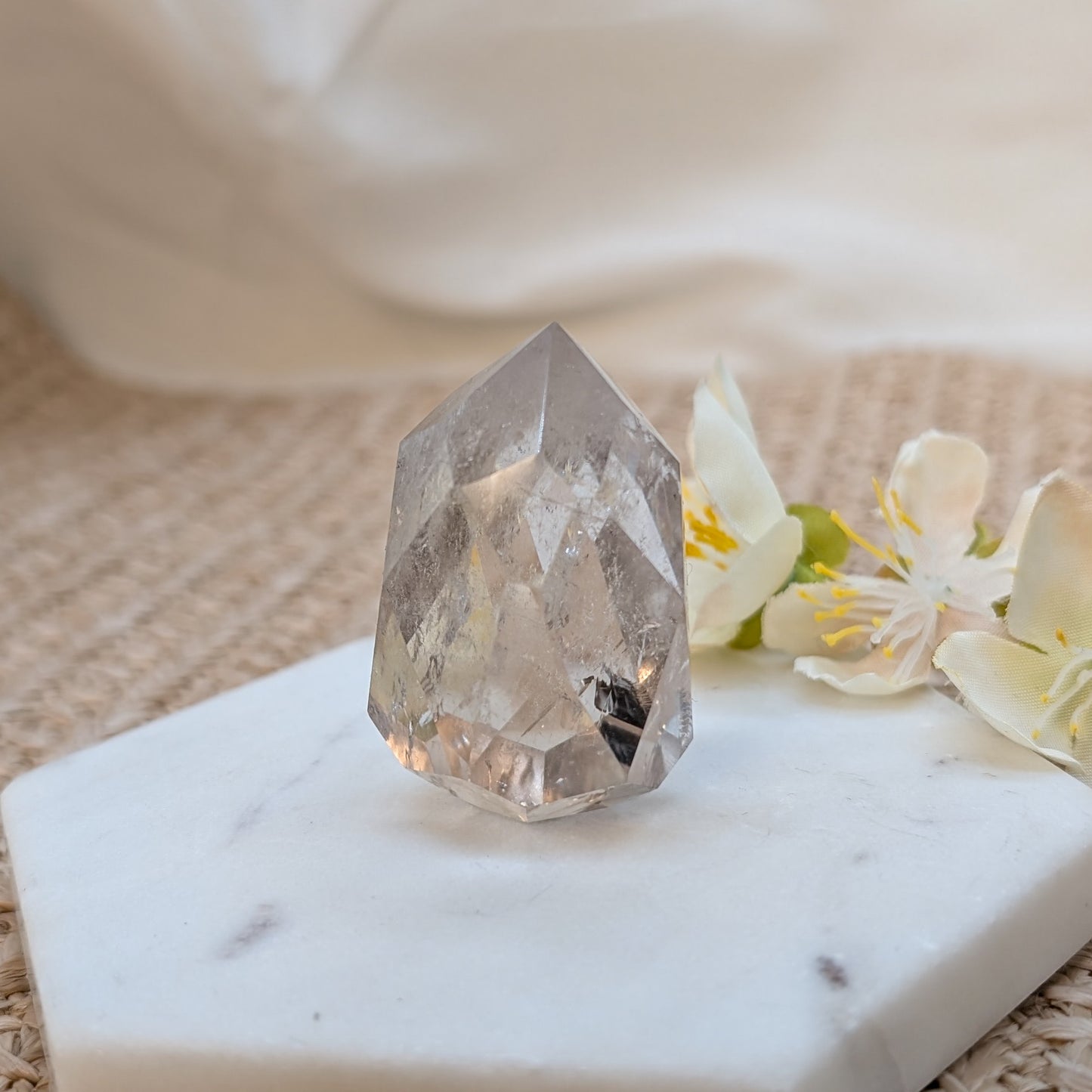 Rauchiger Bergkristall Diamant