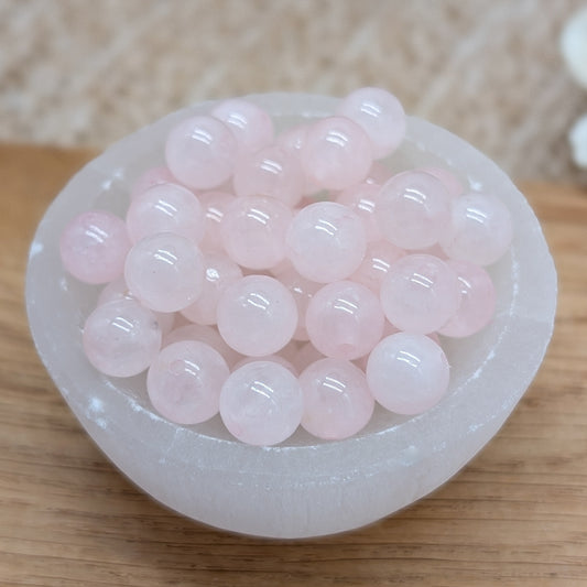 Rosenquarz Perlen 8 mm
