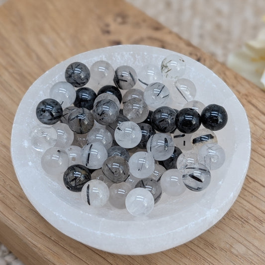 Turmalinquarz Perlen 6 mm