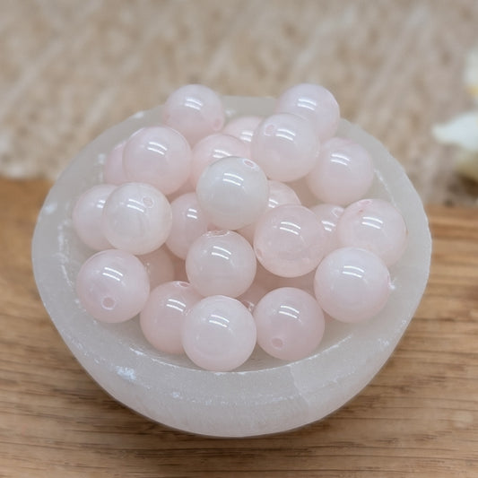 Rosenquarz Perlen 10 mm