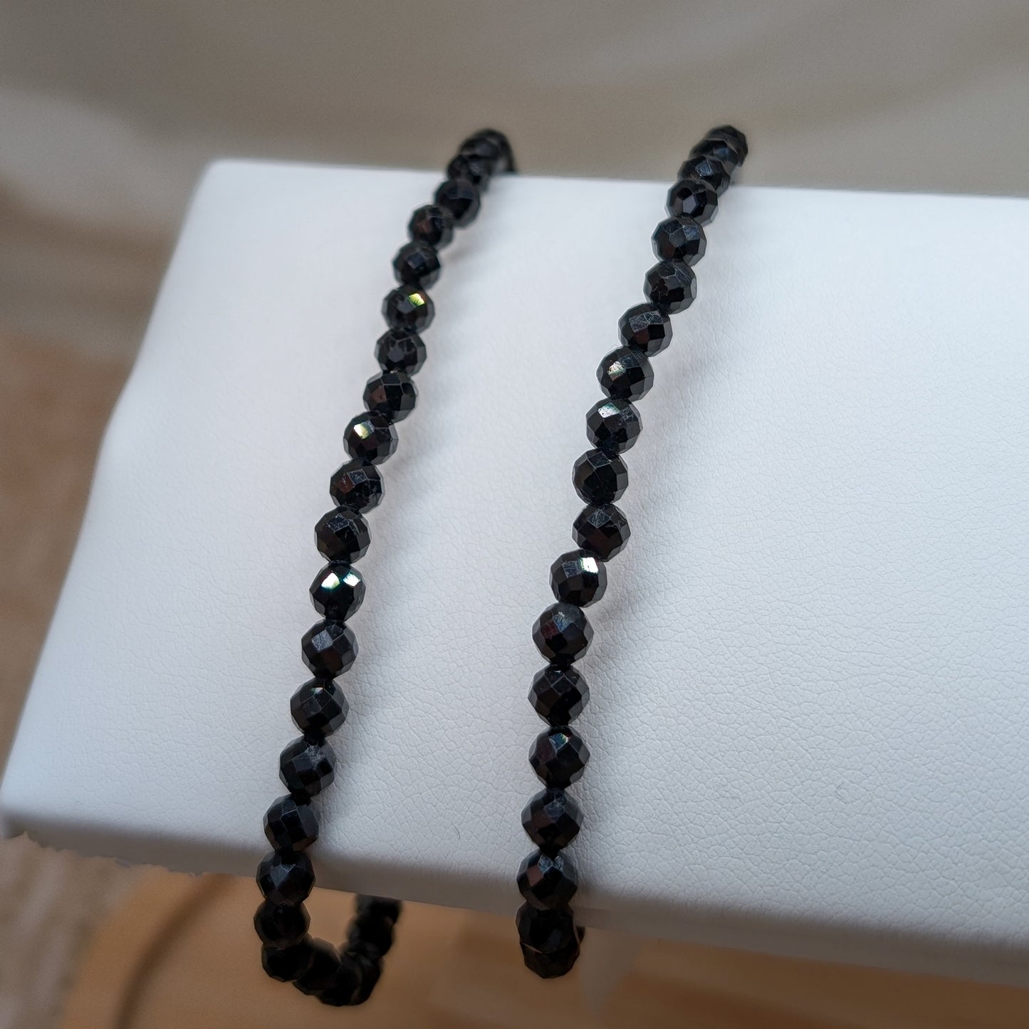 Schörl Armband facettiert 4mm