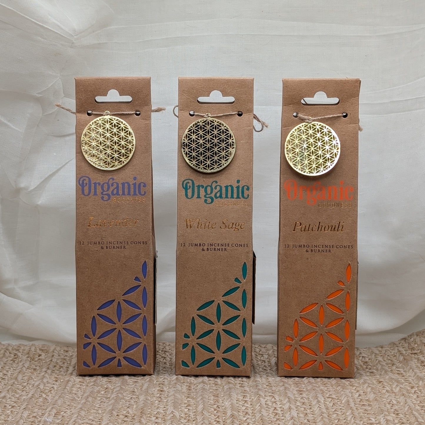 Organic Goodness Jumbo Räucherkegel mit Halter