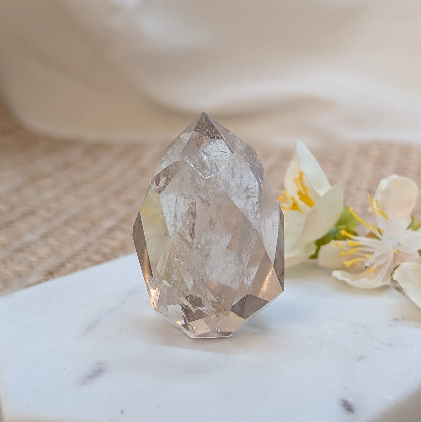 Rauchiger Bergkristall Diamant