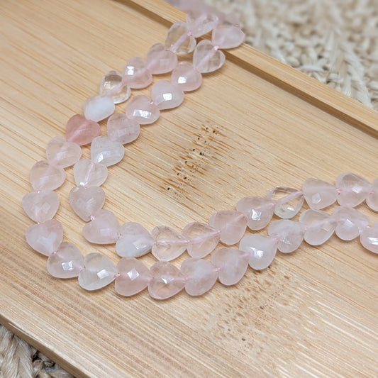 Herz Perle Rosenquarz