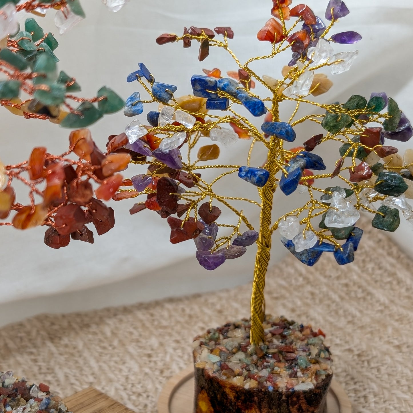 Edelsteinbaum Chakra in zwei Größen