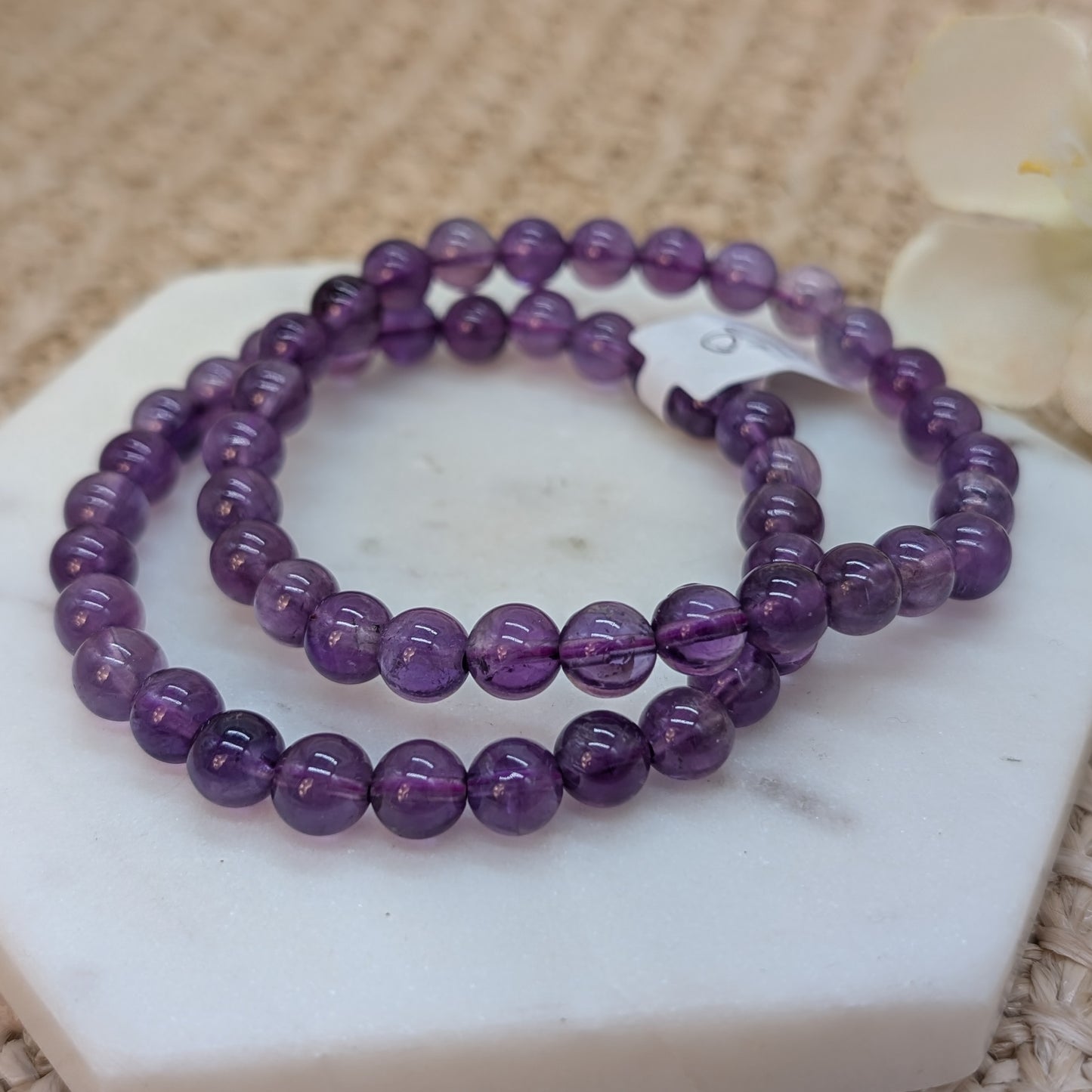 Amethyst Armband 6 mm