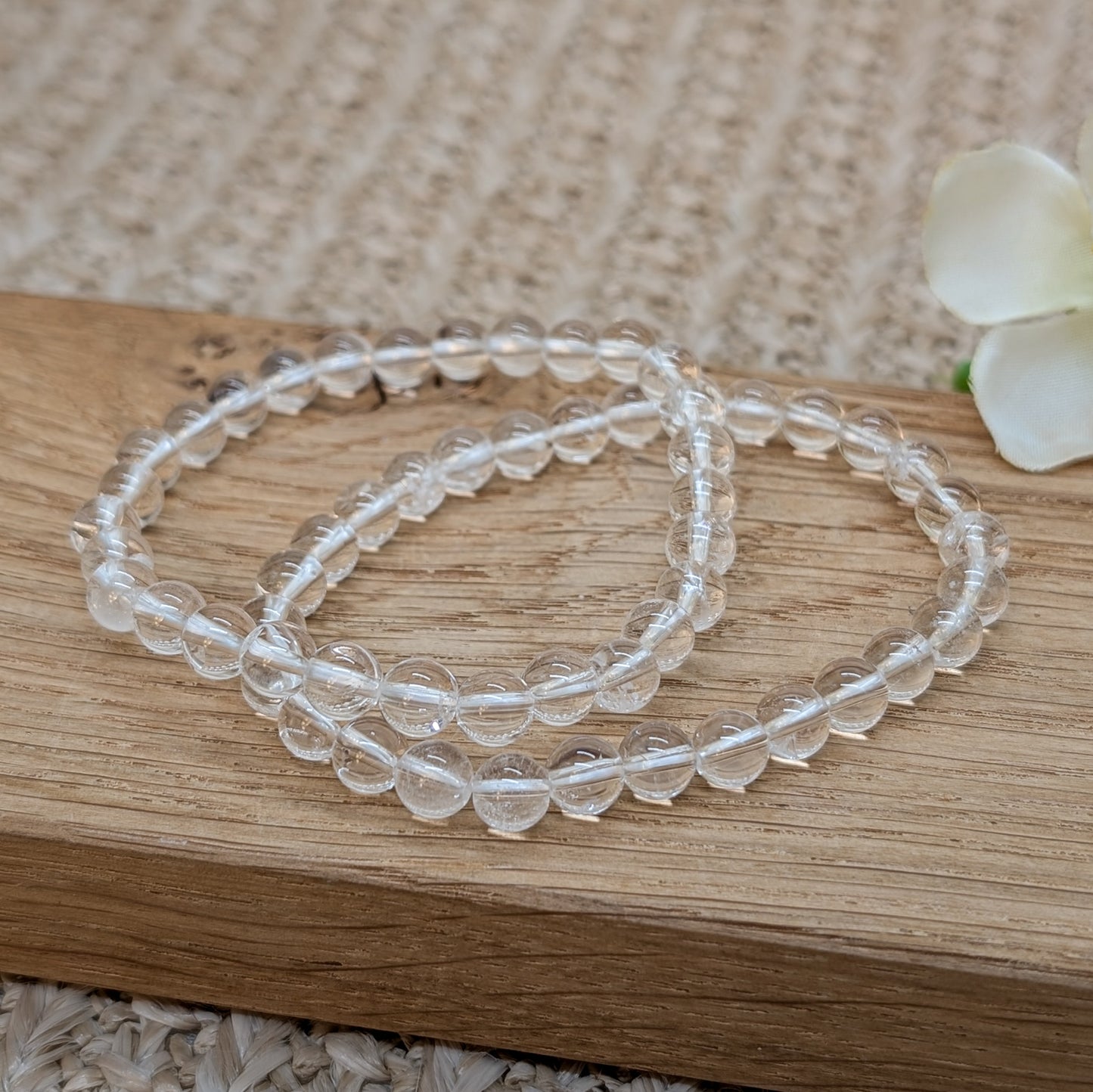 Bergkristall Armband 6 mm