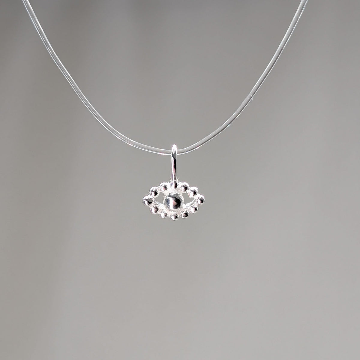 Evil Eye Kettenanhänger, 925er Silber