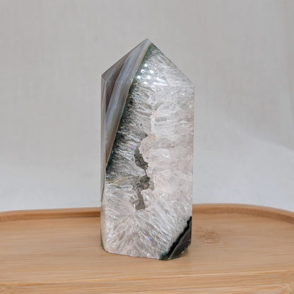 Druzy Achat Turm [RK]