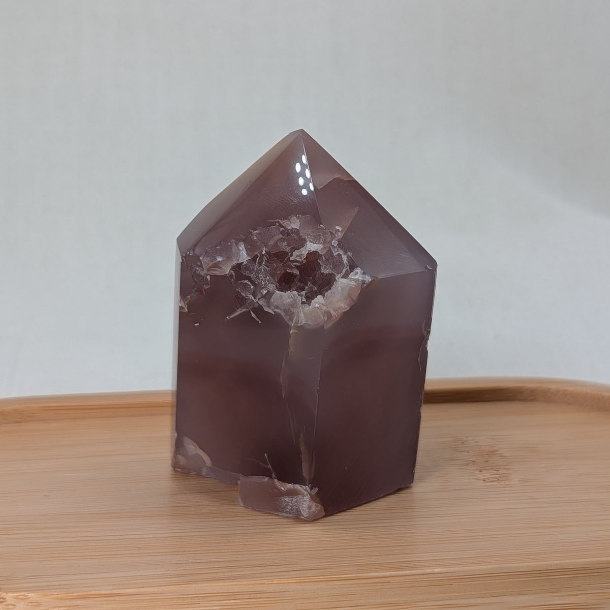 Druzy Achat Turm [HL]