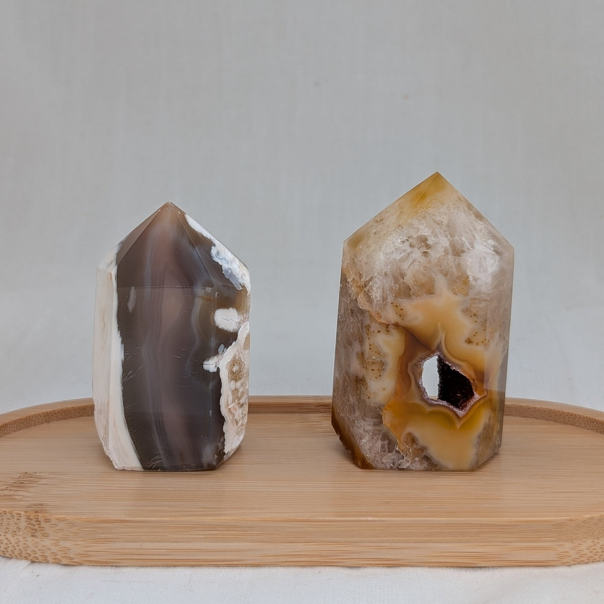 Druzy Achat Turm [C+D]