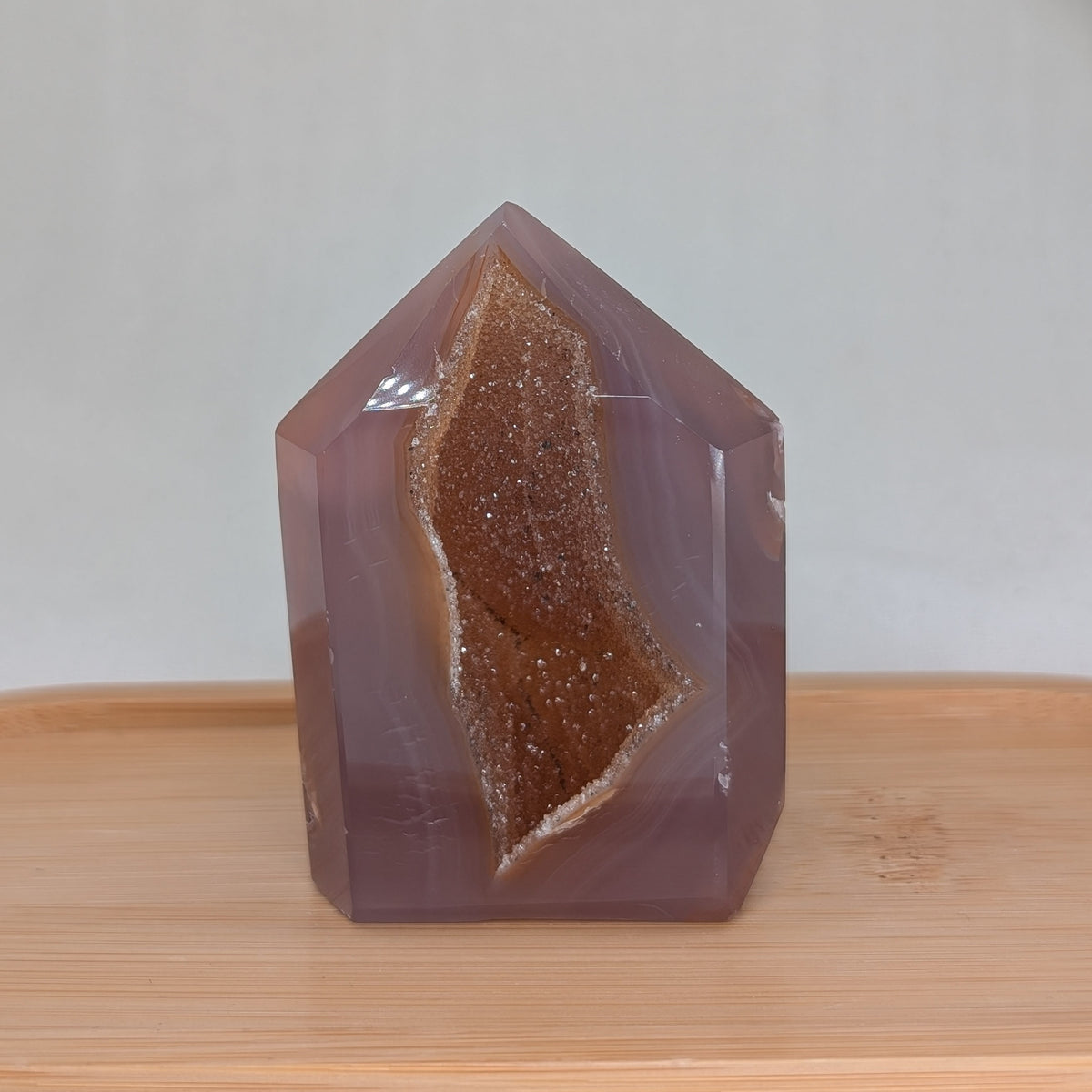 Druzy Achat Turm [HL]