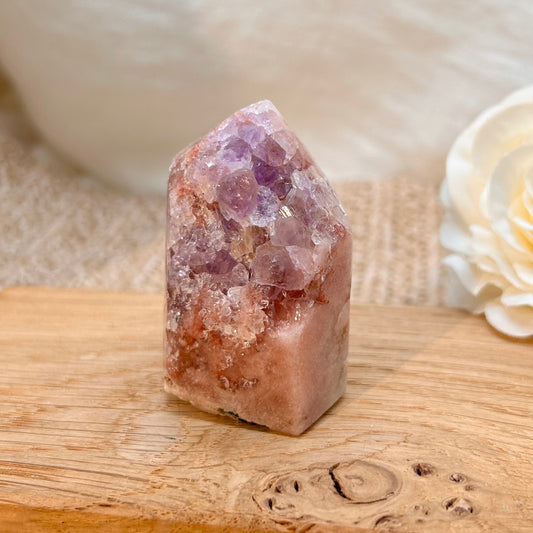 Druzy Pink Amethyst Turm [HI]