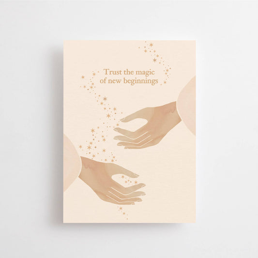 Vertrauen - Postkarte