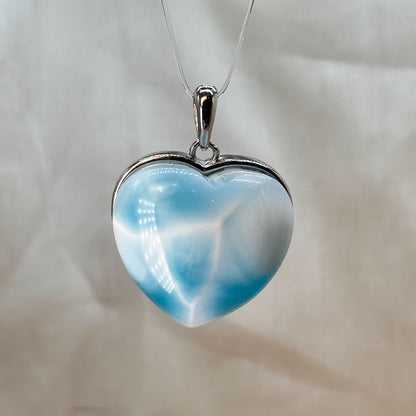 Larimar Kettenanhänger Herz [L1]