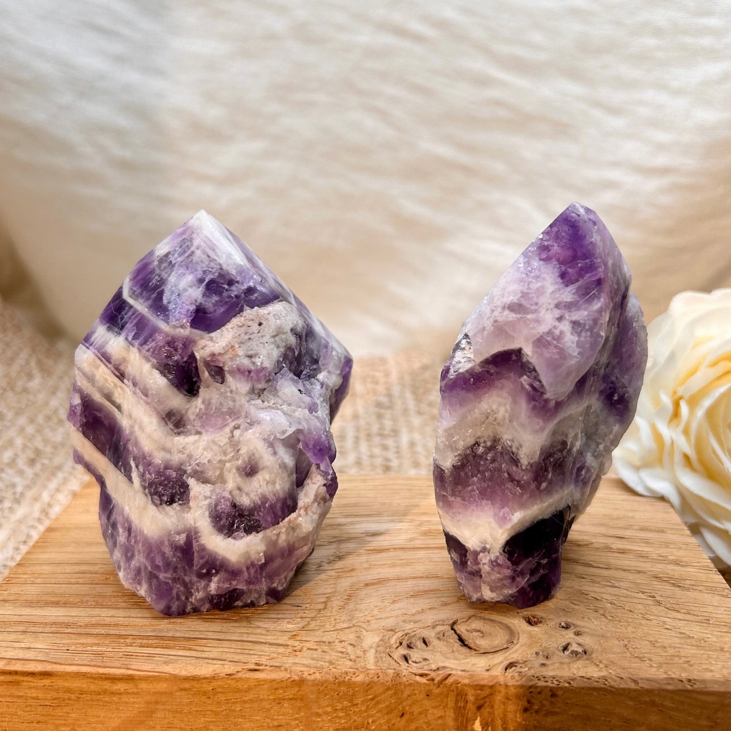 Chevron Amethyst Turm Anschliff [NA + NB]