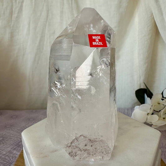 Lemurian Quarz Spitze aus Brasilien [LB]