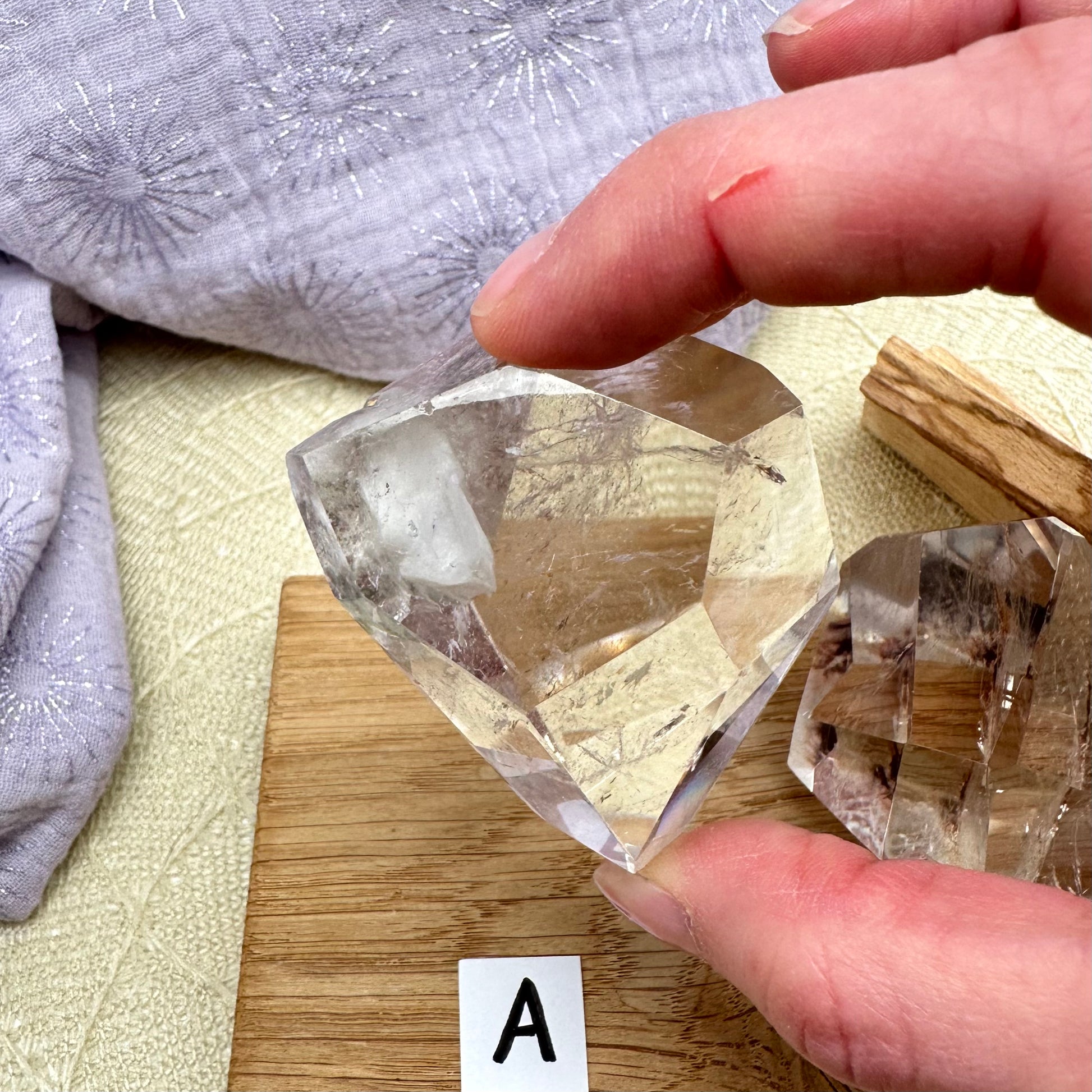 klare Bergkristall Freiform - Crystales