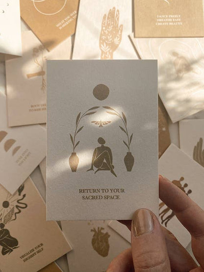 TRUST YOUR INNER VISION - Kartenset mit 17 Affirmationskarten