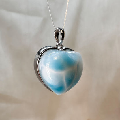Larimar Kettenanhänger Herz [L1]