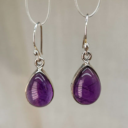 Amethyst Ohrringe Tropfen
