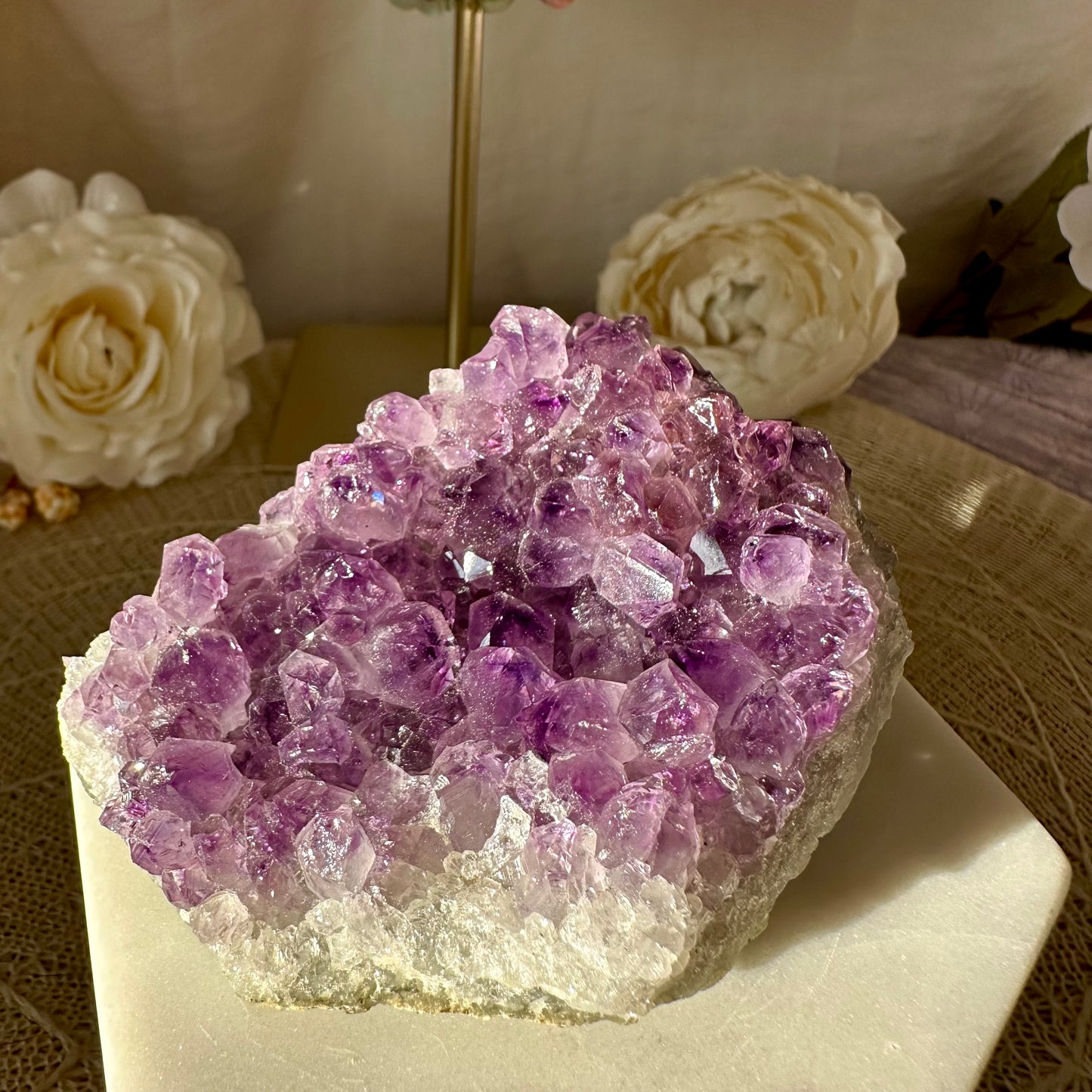 Amethyst Cluster / Rohstein