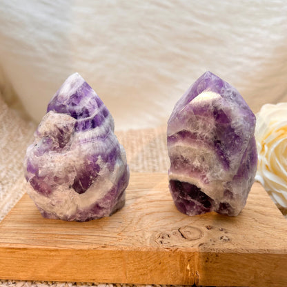 Chevron Amethyst Turm Anschliff [NA + NB]