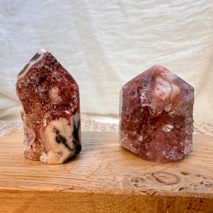 Druzy Pink Amethyst Turm [PA+PB]