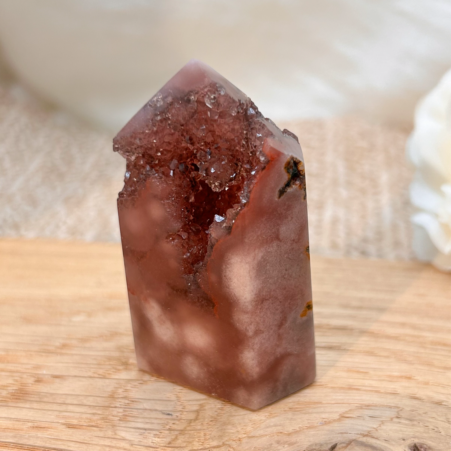 Druzy Pink Amethyst Turm [HO]