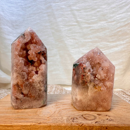 Druzy Pink Amethyst Turm [JA+JB]