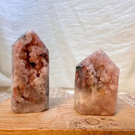 Druzy Pink Amethyst Turm [JA+JB]