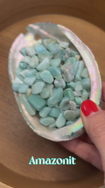 Ocean Konfetti mit Amazonit, Angelith und Aquamarin 🌊☀️