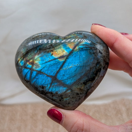 Flashy Labradorit Herz [LG]