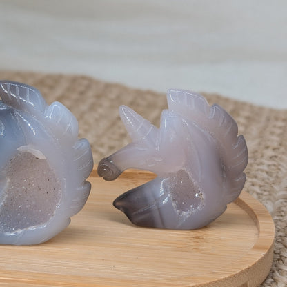 Druzy Achat Einhorn [A-C]