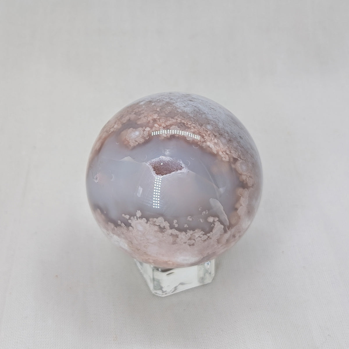 Druzy Blumenachat Kugel [PL]