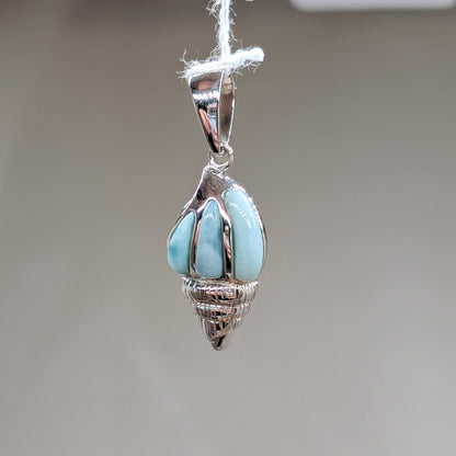 Larimar Kettenanhänger Muschel [D] 🐚