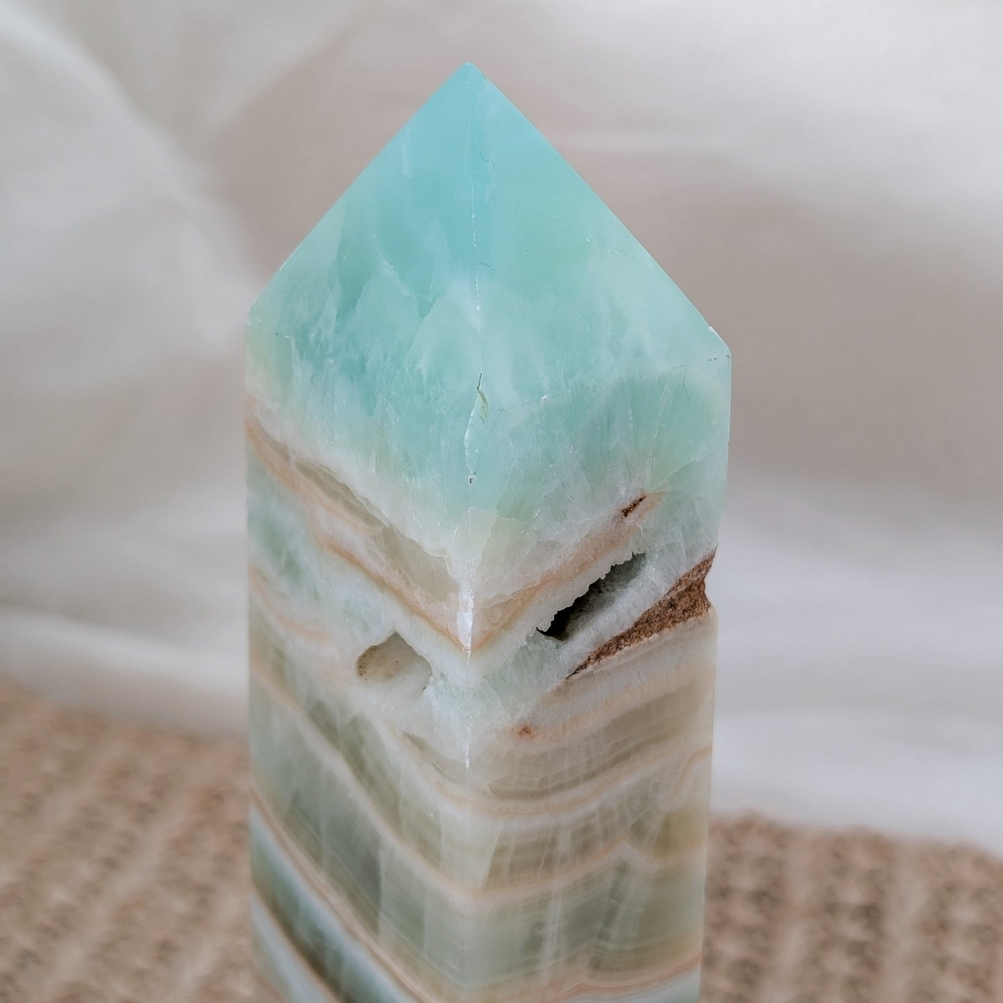 XL Karibischer Calcit Turm [B]