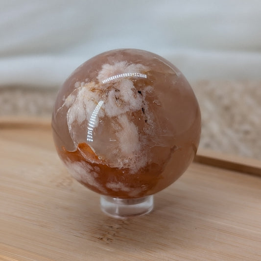 Blumenachat Kugel [LB]