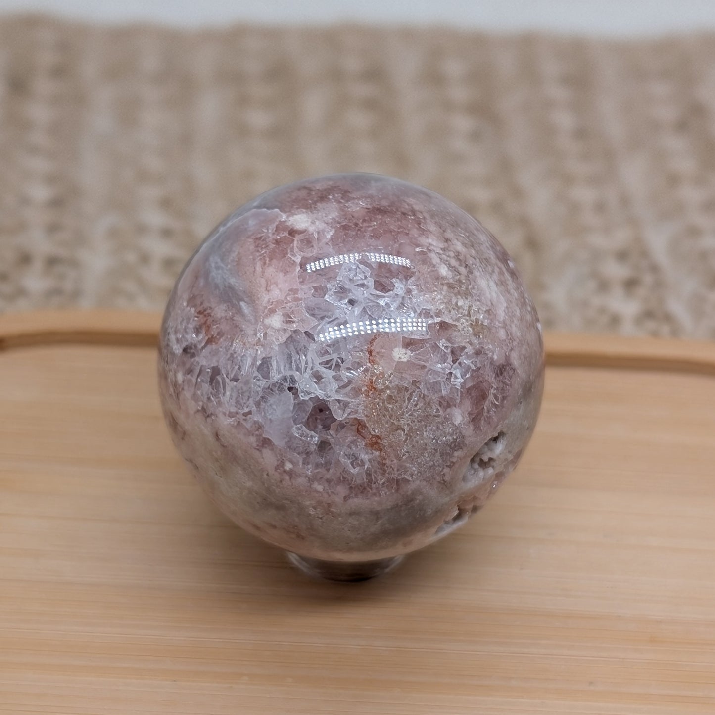 Pink Amethyst Kugel [A]
