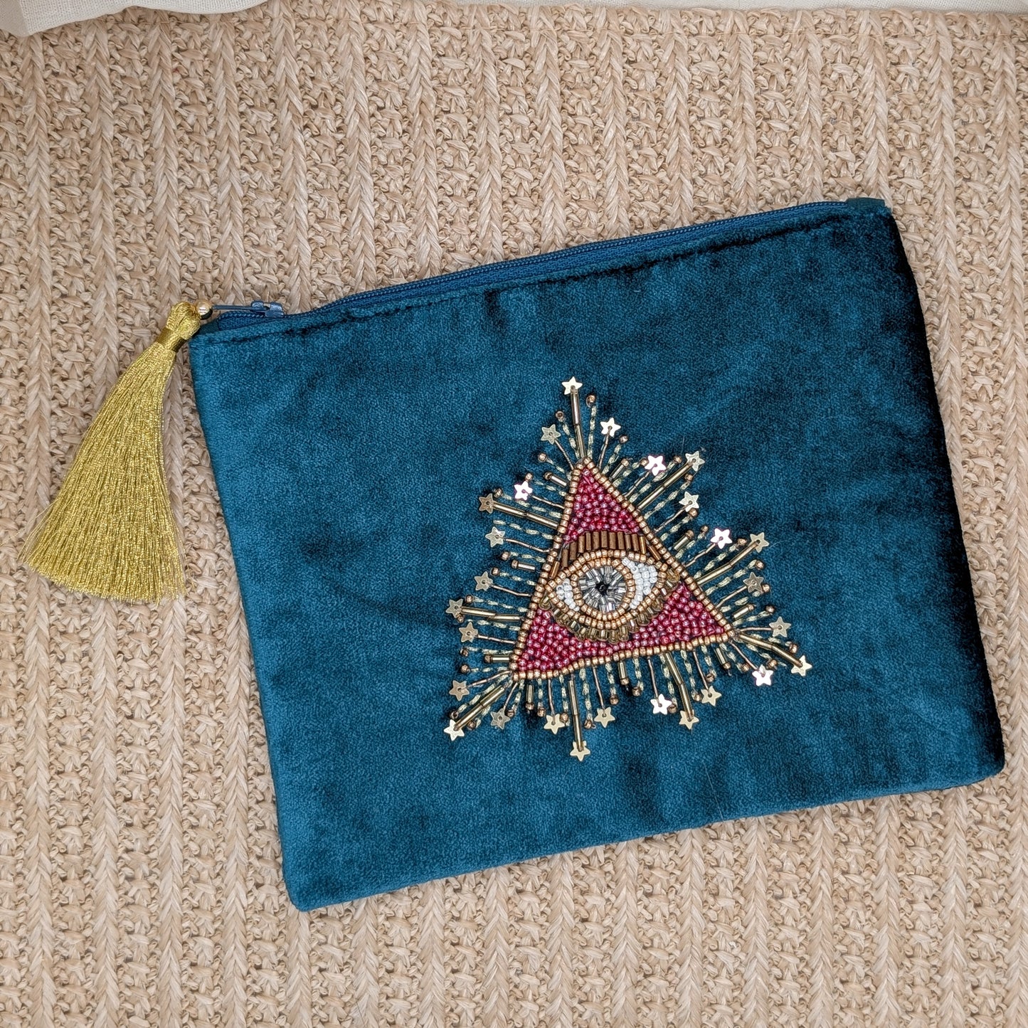 Samtbeutel Auge der Vorsehung