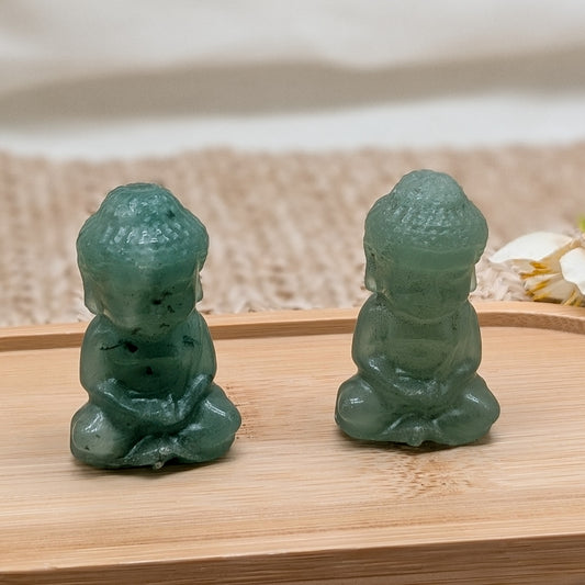 Grüner Aventurin Buddha [A+B]