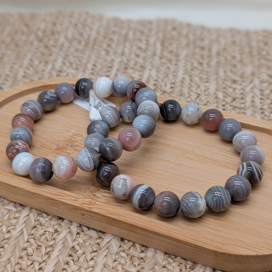 Botswana Achat Armband 10mm